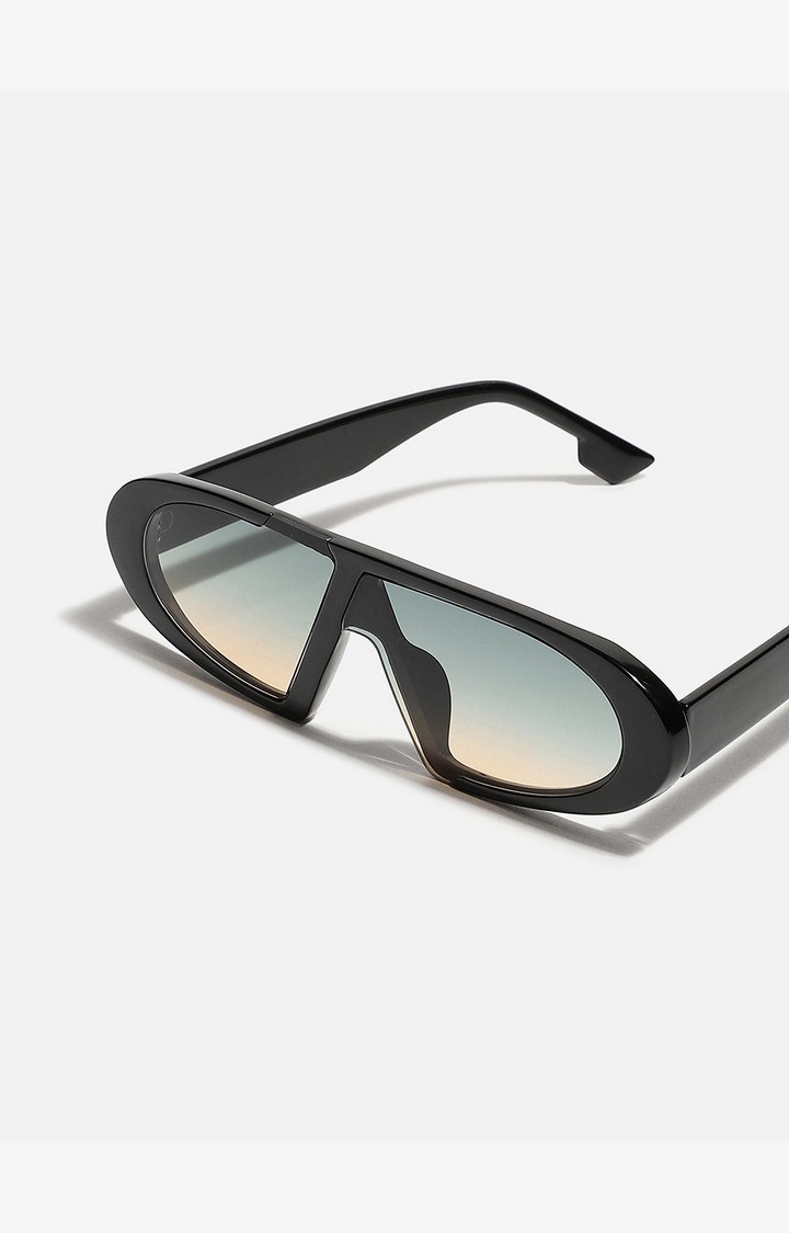 Haute Sauce By Campus Sutra Unisex Mirrored Lens & Black Other Sunglasses With Polarised Lens