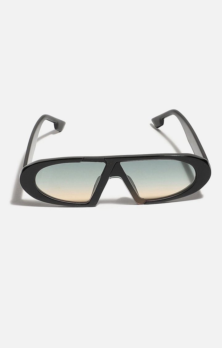 Haute Sauce By Campus Sutra Unisex Mirrored Lens & Black Other Sunglasses With Polarised Lens