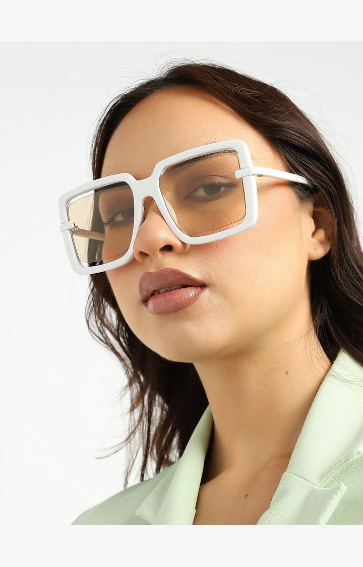 Haute Sauce By Campus Sutra Women Oversized Sunglasses With Polarised Lens