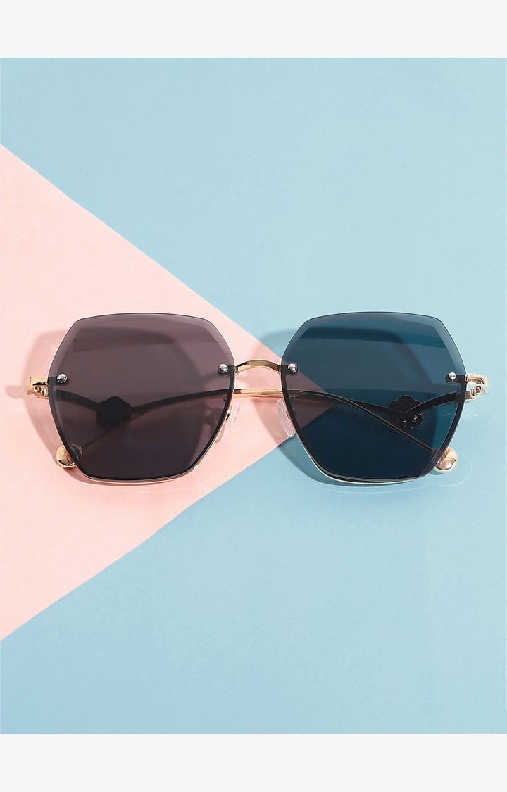 Haute Sauce By Campus Sutra Women Oversized Sunglasses With Polarised Lens