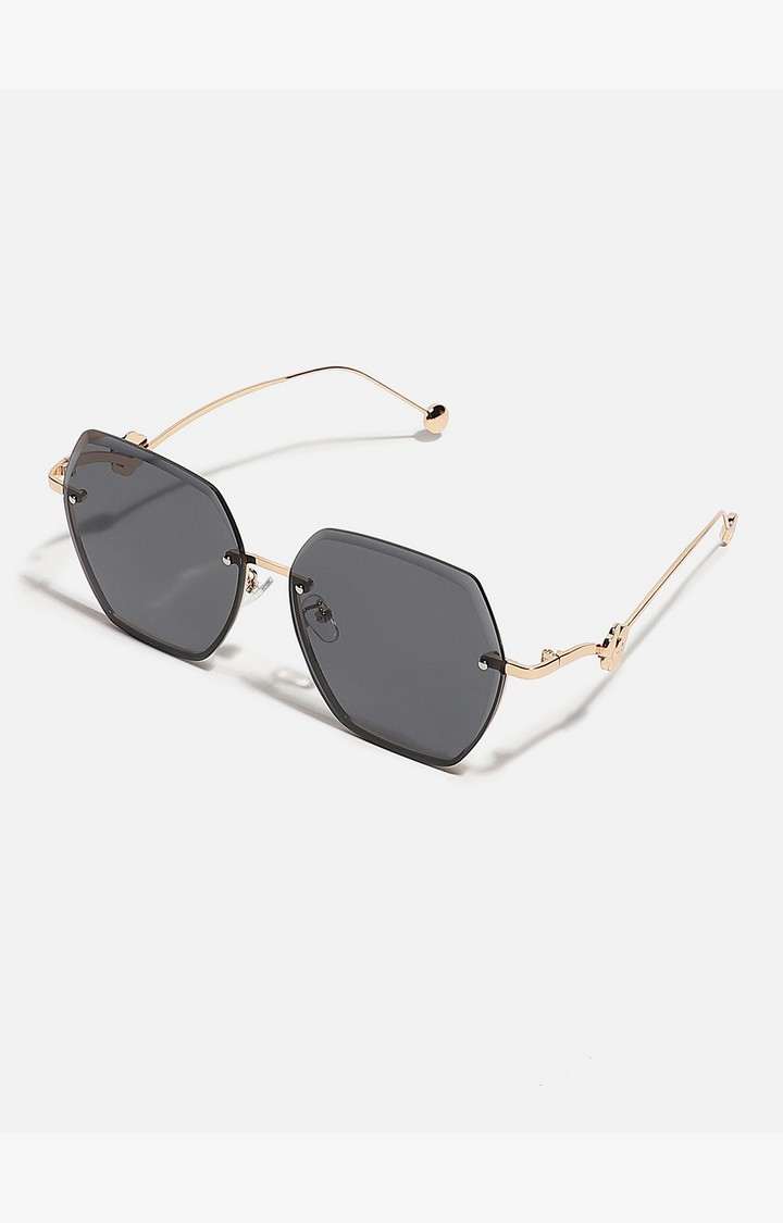 Haute Sauce By Campus Sutra Women Oversized Sunglasses With Polarised Lens