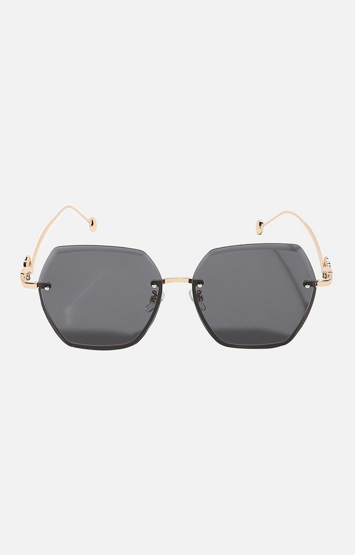 Haute Sauce By Campus Sutra Women Oversized Sunglasses With Polarised Lens