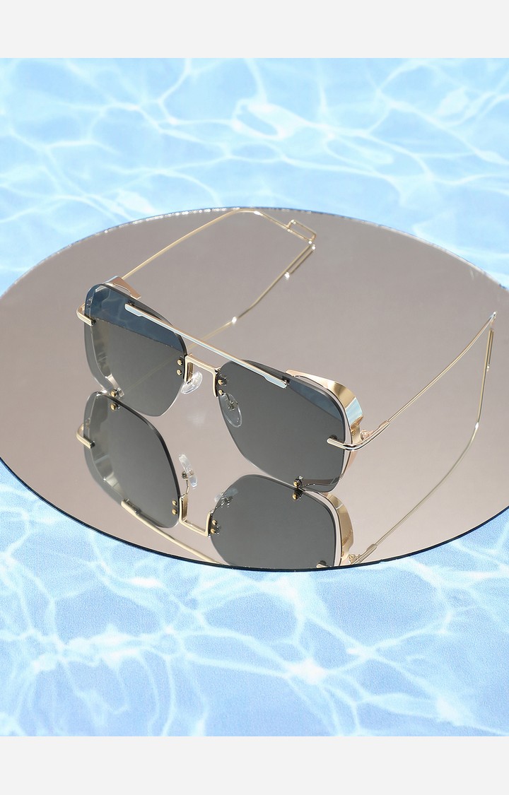 Haute Sauce By Campus Sutra Women Oversized Sunglasses With Polarised Lens
