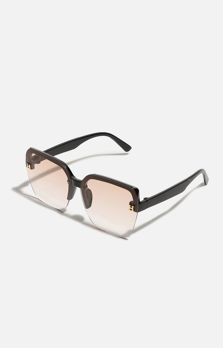 Haute Sauce By Campus Sutra Women Mirrored Lens Wayfarer Sunglasses With Polarised Lens