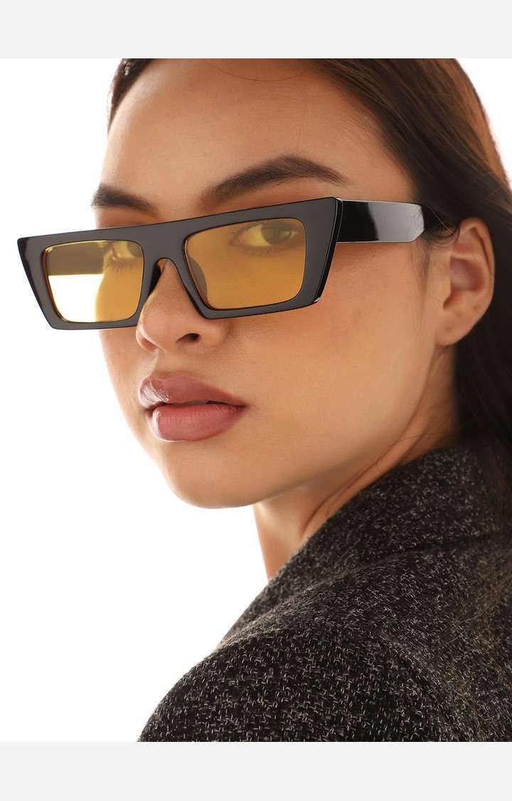 Haute Sauce By Campus Sutra Women Rectangle Sunglasses With Polarised Lens