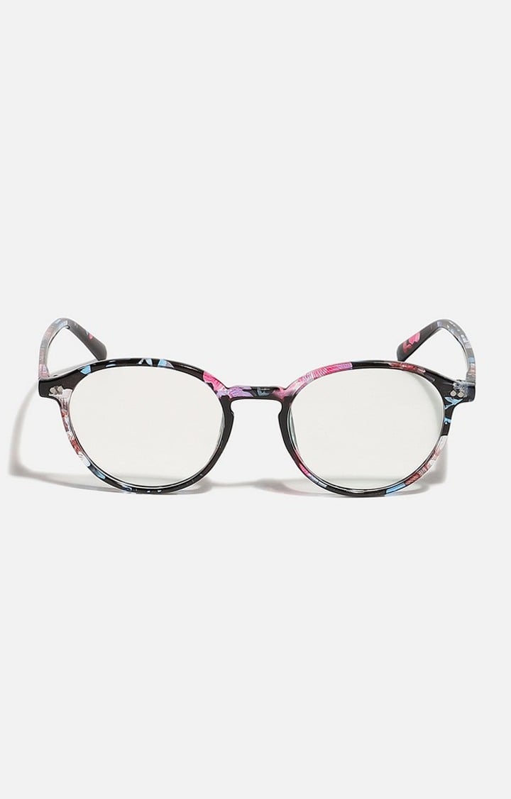 Haute Sauce By Campus Sutra Women Clear Lens & Pink Round Sunglasses