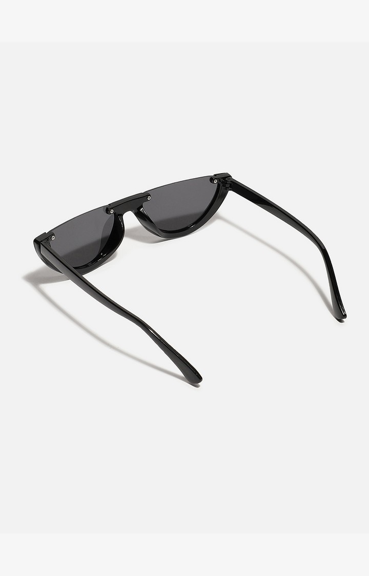 Haute Sauce By Campus Sutra Unisex Black Lens & Black Other Sunglasses With Polarised Lens