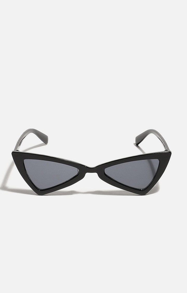 Haute Sauce By Campus Sutra Unisex Black Lens & Black Other Sunglasses With Polarised Lens