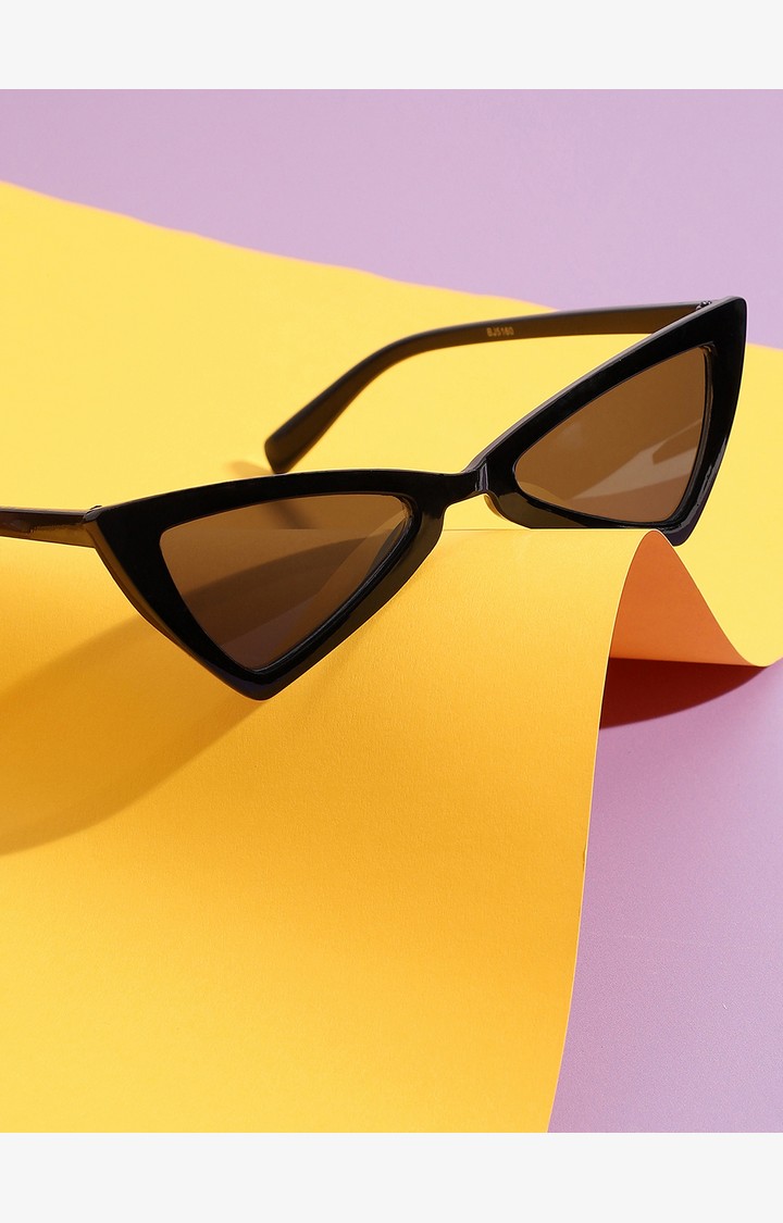 Haute Sauce By Campus Sutra Unisex Black Lens & Black Other Sunglasses With Polarised Lens