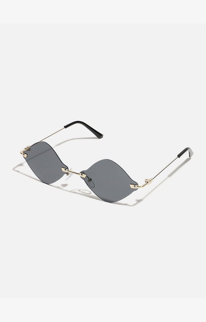 Haute Sauce By Campus Sutra Unisex Black Lens & Black Other Sunglasses With Polarised Lens