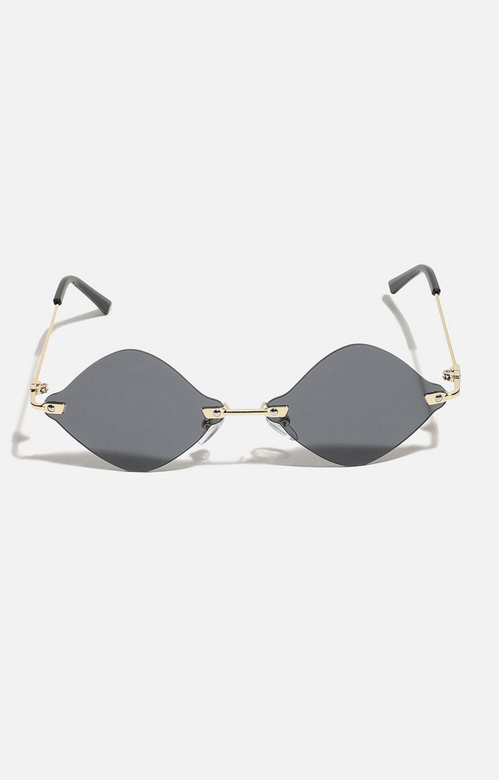 Haute Sauce By Campus Sutra Unisex Black Lens & Black Other Sunglasses With Polarised Lens