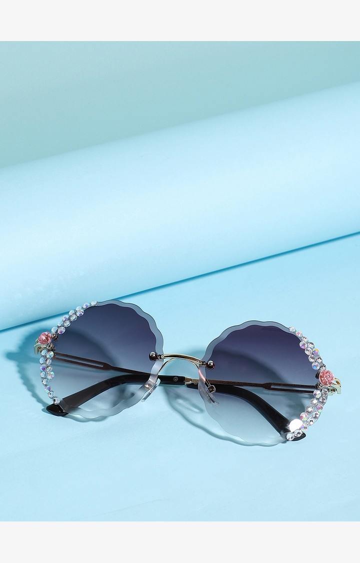 Haute Sauce By Campus Sutra Women Round Sunglasses With Polarised Lens