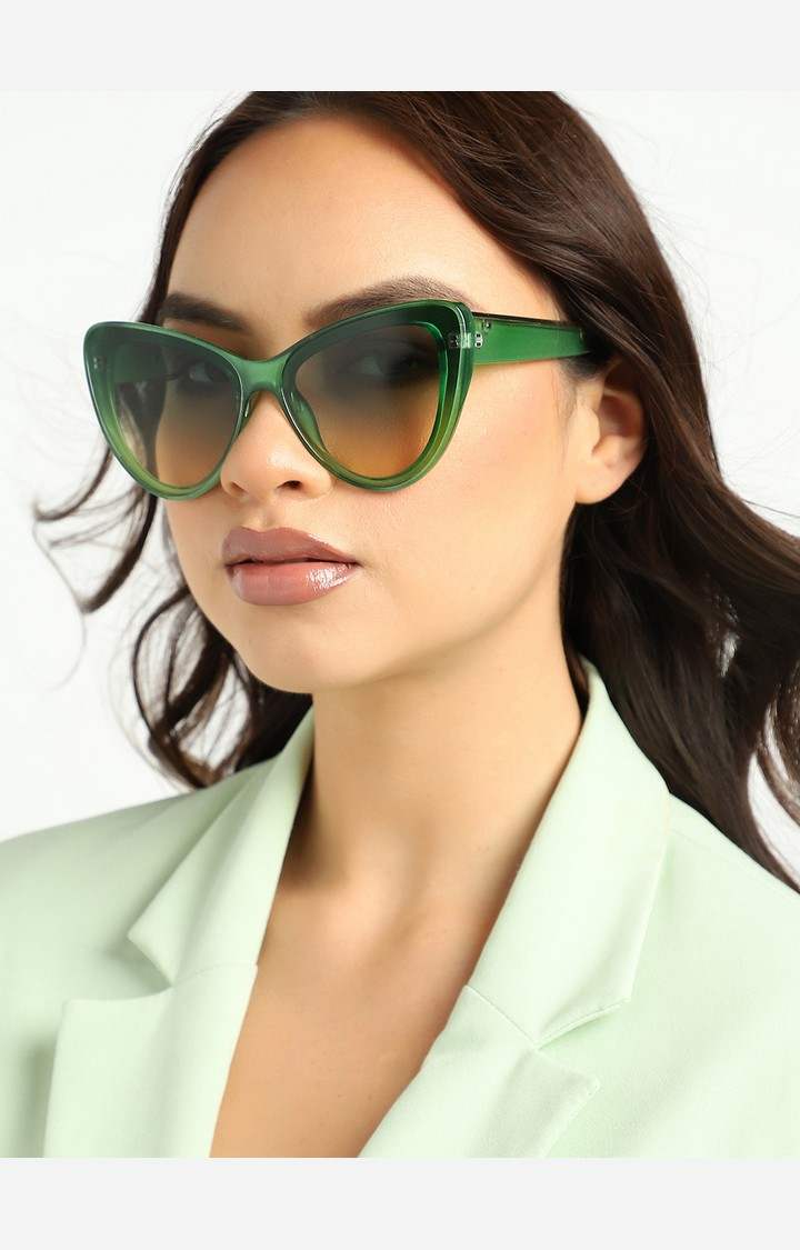 Haute Sauce By Campus Sutra Women Cateye Sunglasses With Polarised Lens Aw22_Hssg1344