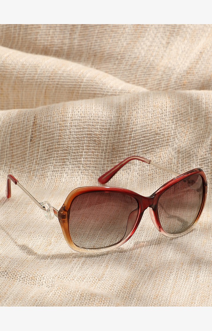 Haute Sauce By Campus Sutra Women Oversized Sunglasses With Polarised Lens
