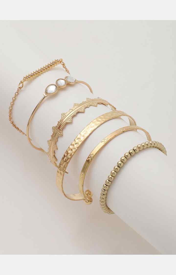Women's Gold-Toned Solid Watch Gift Set