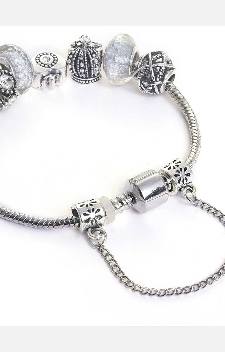 Women's Silver Watch & Bracelet Gift Set