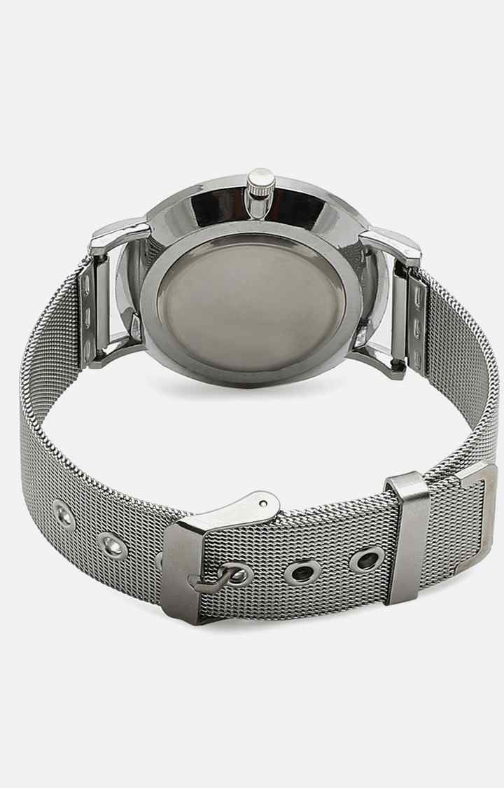 Women's Silver Watch & Bracelet Gift Set