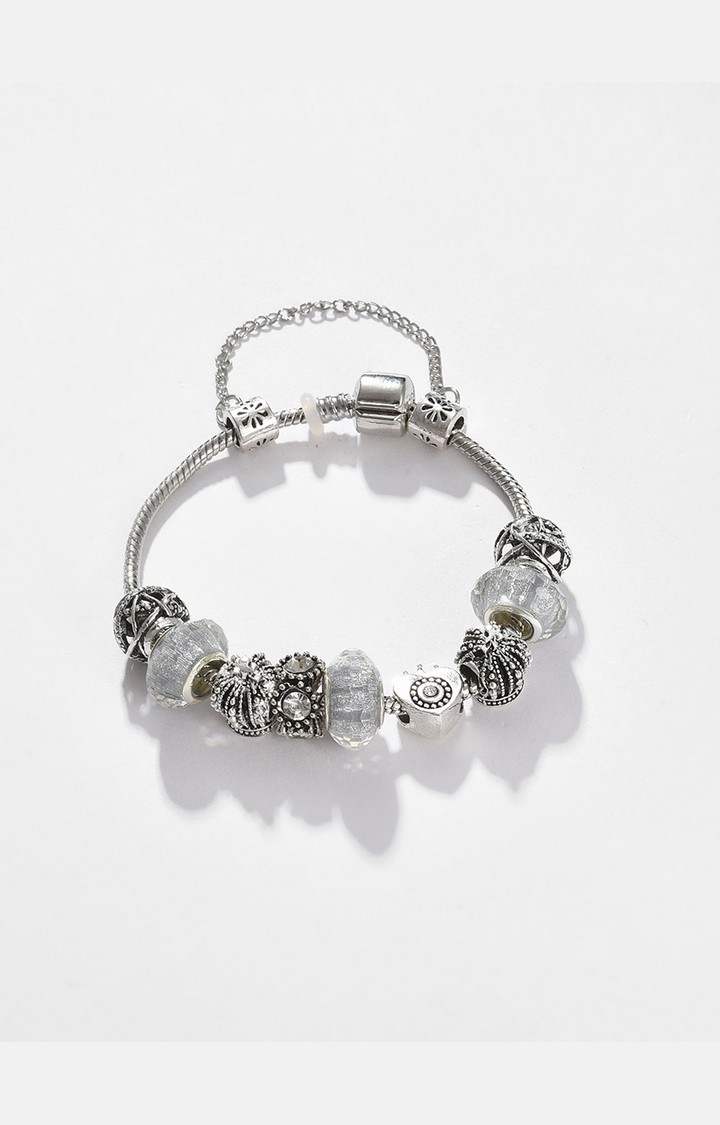 Women's Silver Watch & Bracelet Gift Set
