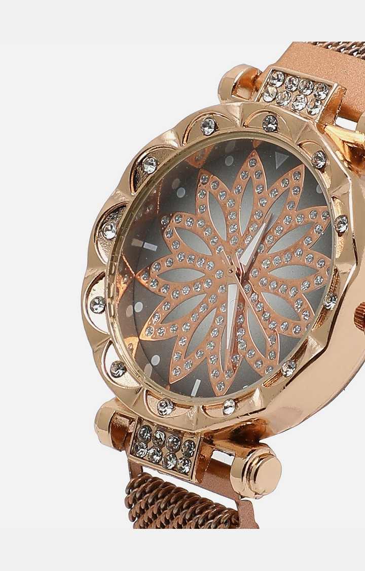 Women's Rose-Gold Solid Watch Gift Set