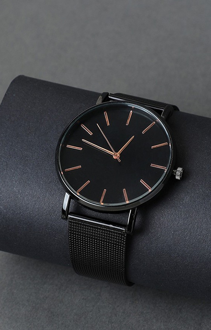 Women's Black Analogue Watch