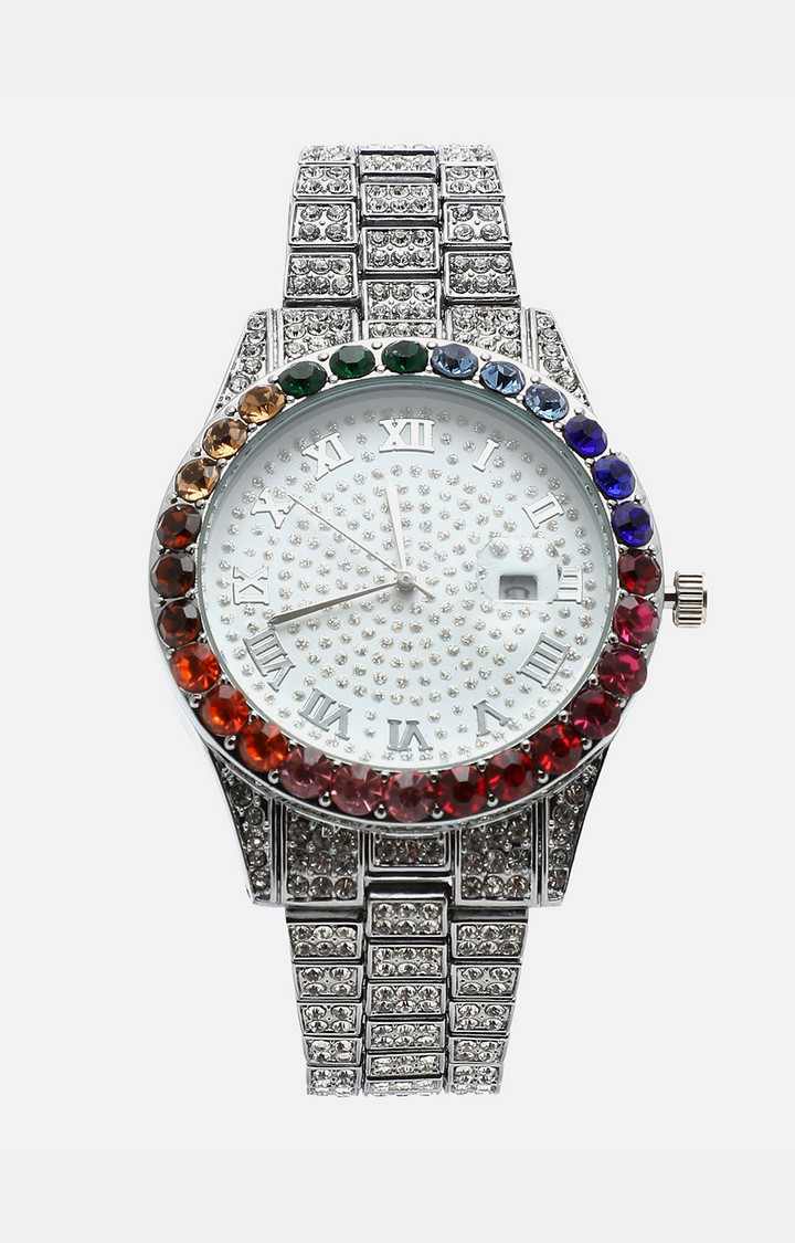 Women's White Straps Watch
