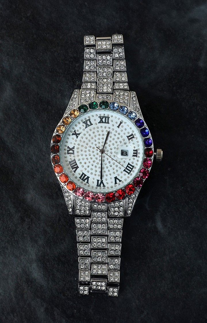 Women's White Straps Watch