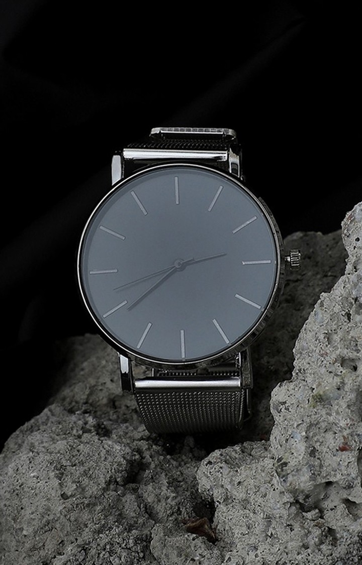 Women's Black Printed Analogue Watch