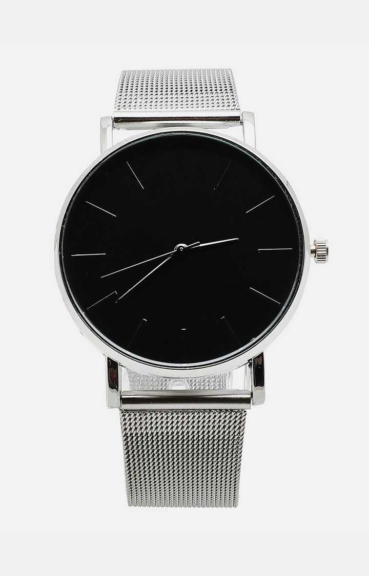 Women's Black Printed Analogue Watch