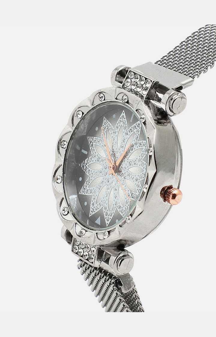 Women's Silver Dial Watch