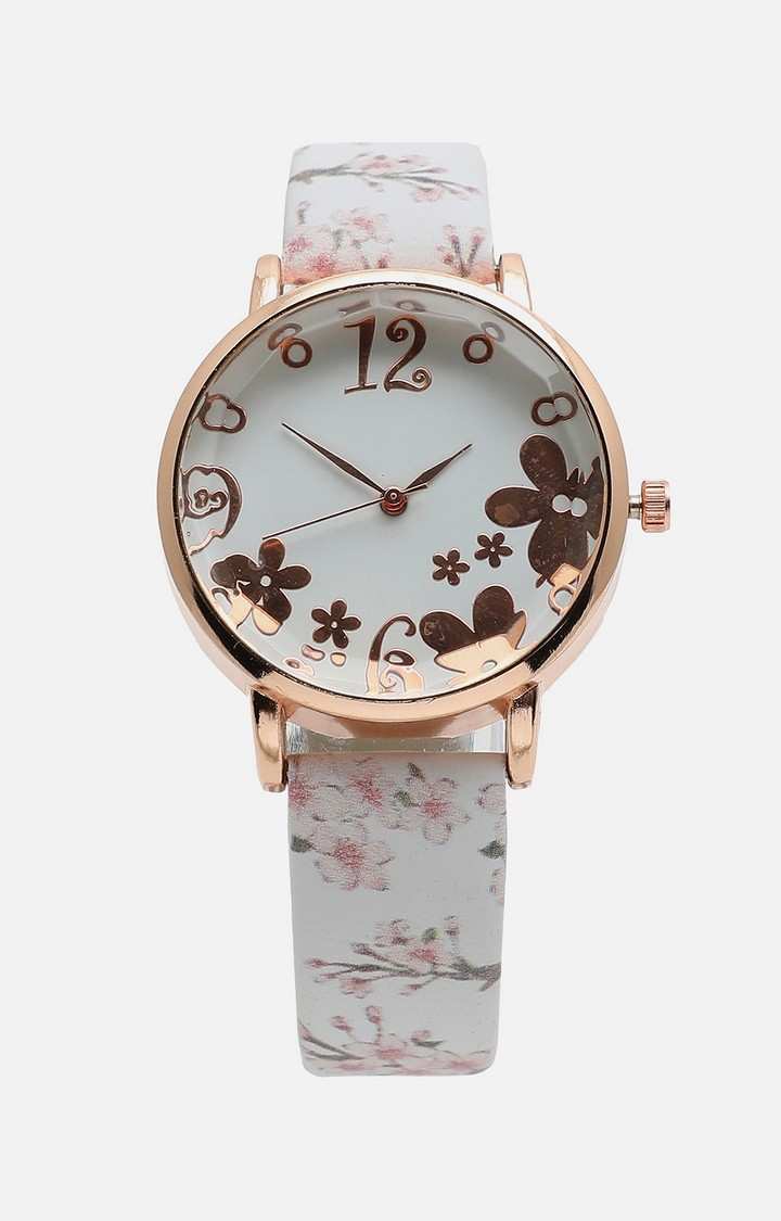 Women's Printed Dial Analogue Watch