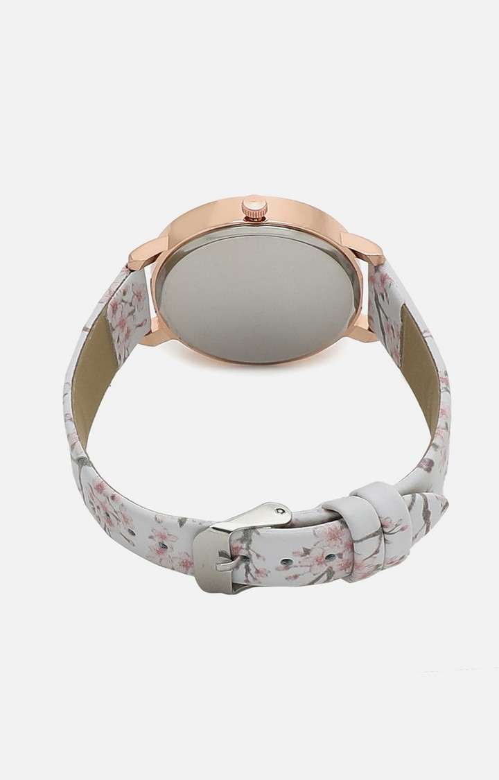 Women's Printed Dial Analogue Watch