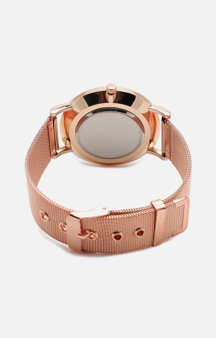 Women's Black Dial & Straps Watch
