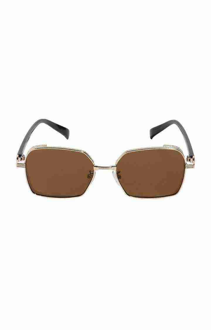 French Accent By Campus Sutra Men Lens & Square Sunglasses With Uv Protected Lens Aw23_Fasg1006