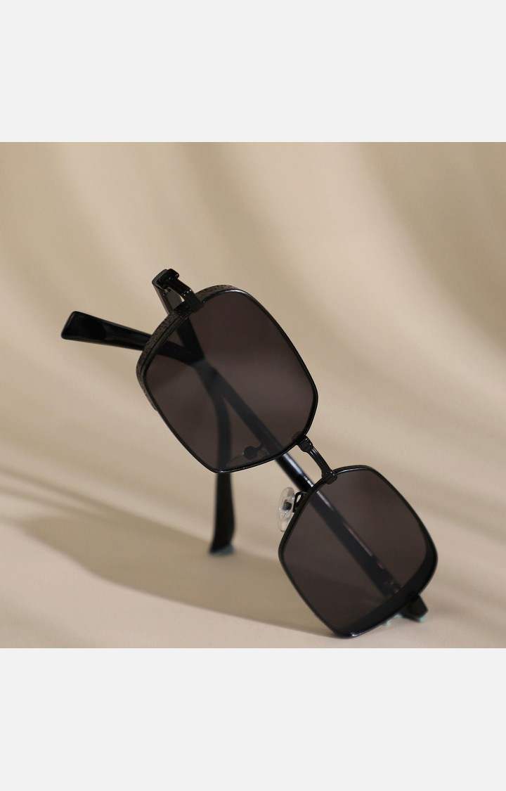 French Accent By Campus Sutra Men Lens & Square Sunglasses With Uv Protected Lens Aw23_Fasg1007