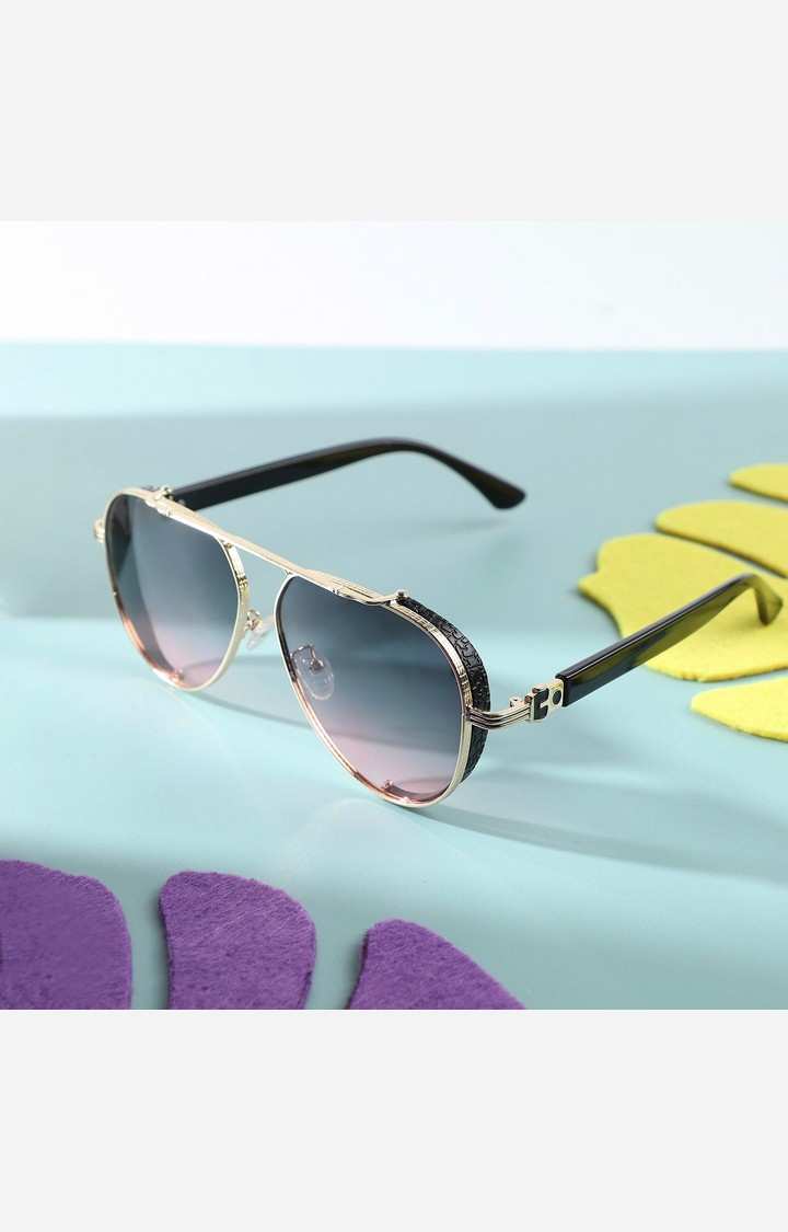 French Accent By Campus Sutra Men Lens & Aviator Sunglasses With Uv Protected Lens Aw23_Fasg1010