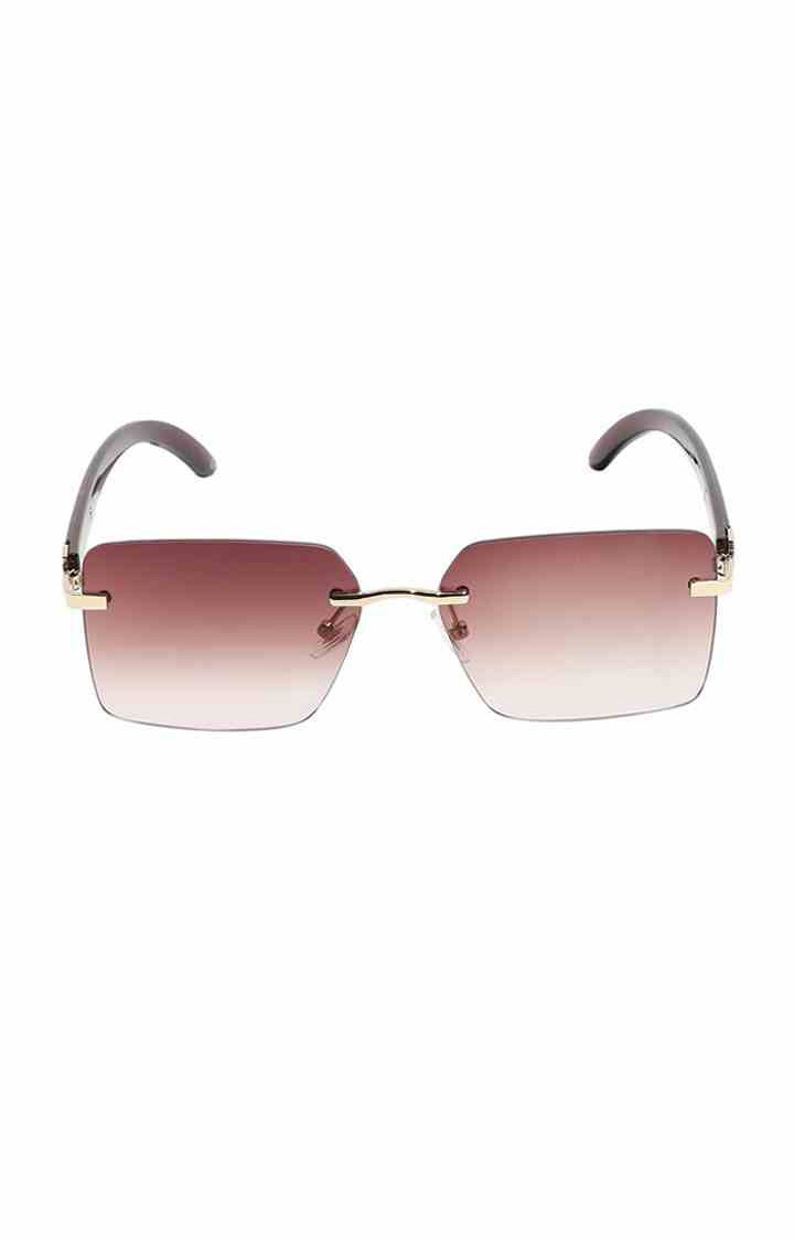 French Accent By Campus Sutra Men Lens & Rectangle Sunglasses With Uv Protected Lens Aw23_Fasg1013
