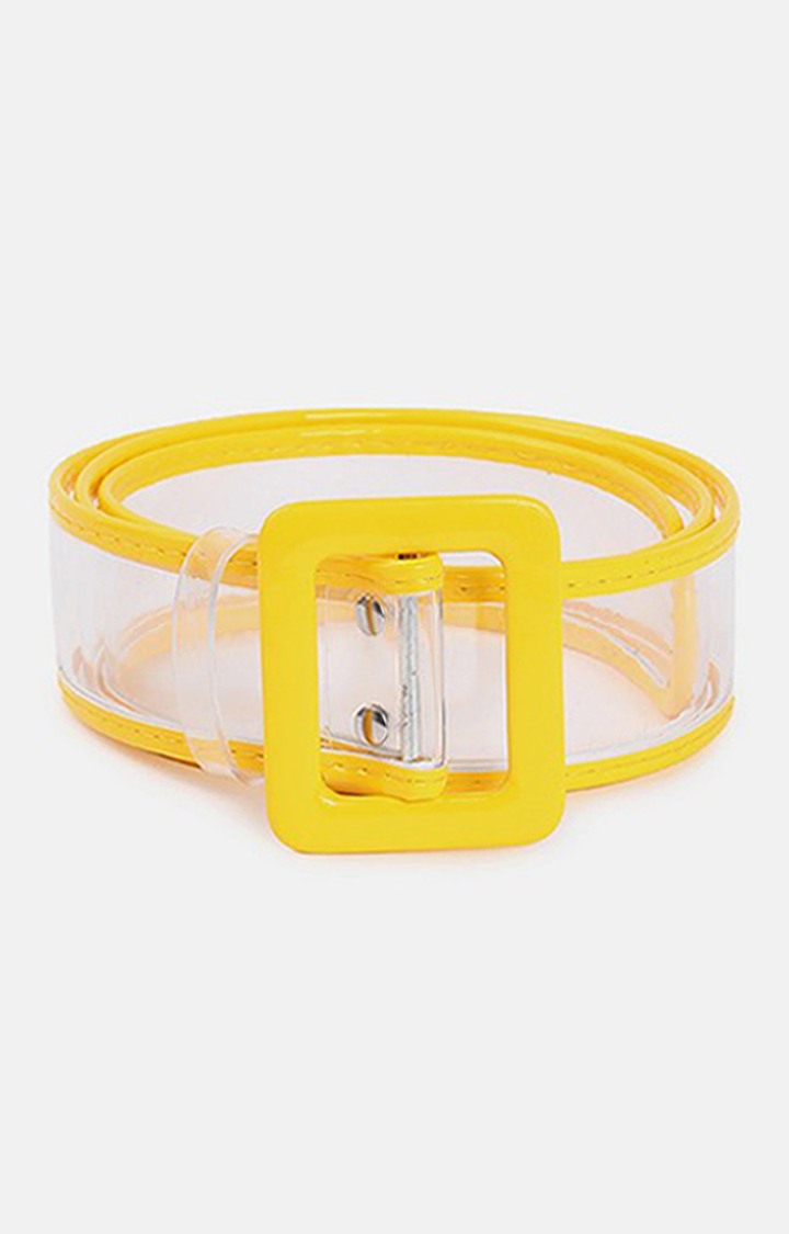 Haute Sauce By Campus Sutra Yellow Solid Single Clothing Accessory