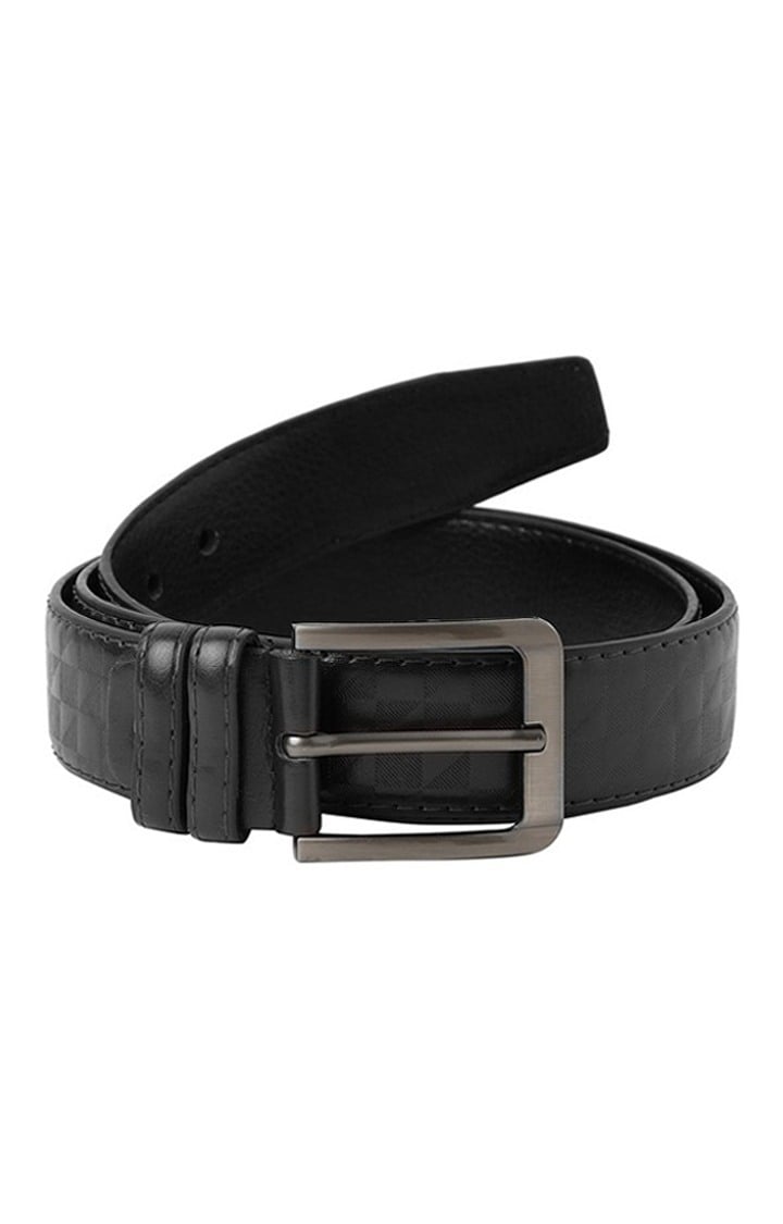 French Accent Black Textured Single Clothing Accessory