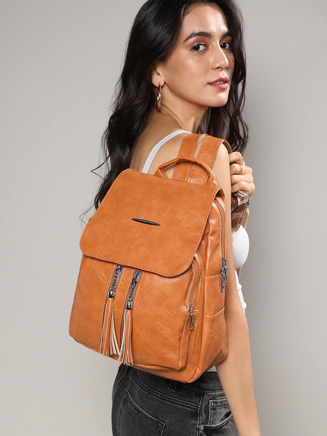 Women's Brown Backpack