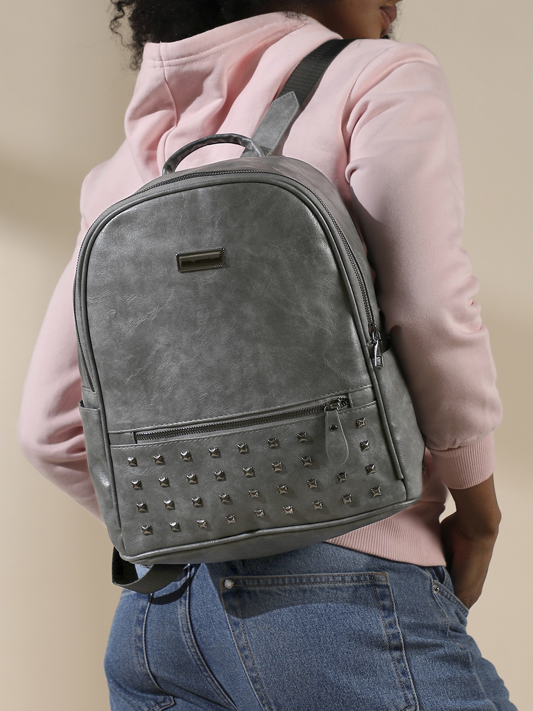 Women's Grey Backpack