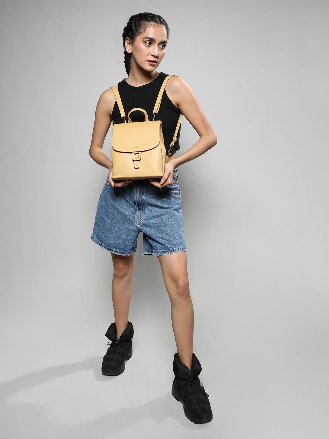 Women's Yellow Backpack