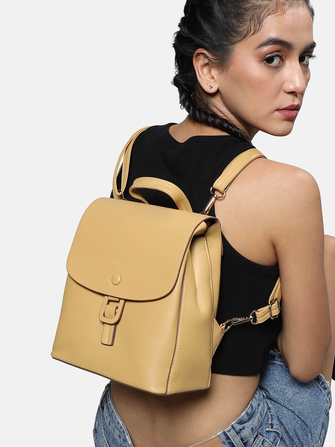 Women's Yellow Backpack