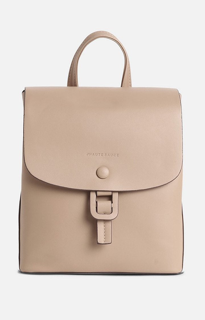 Women's Beige Backpack
