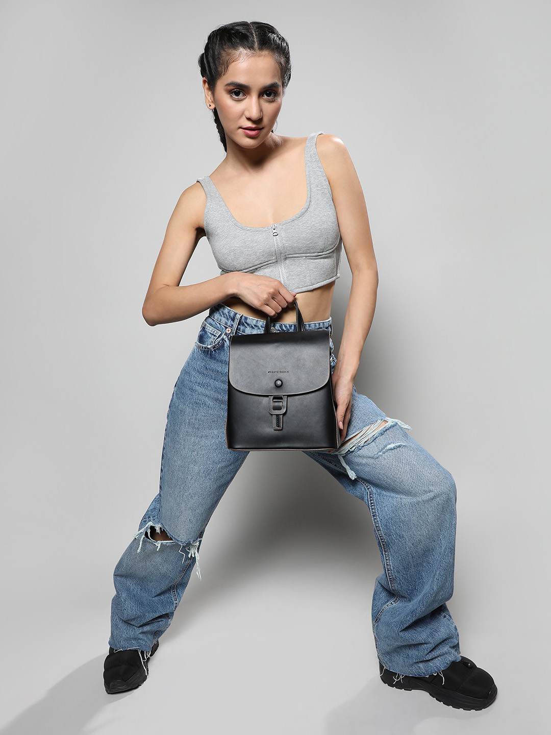 Women's Black Backpack