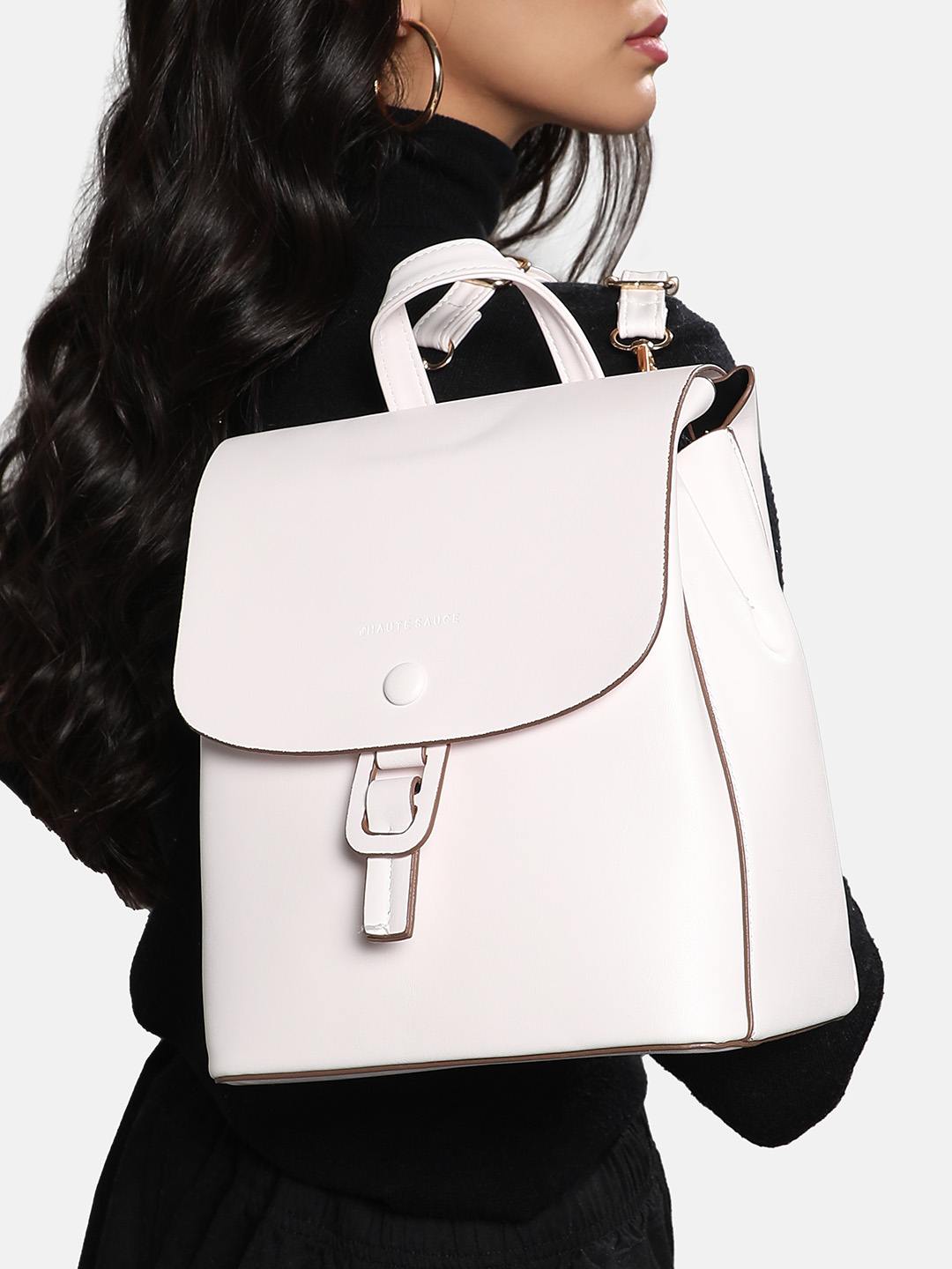 Women's White Backpack