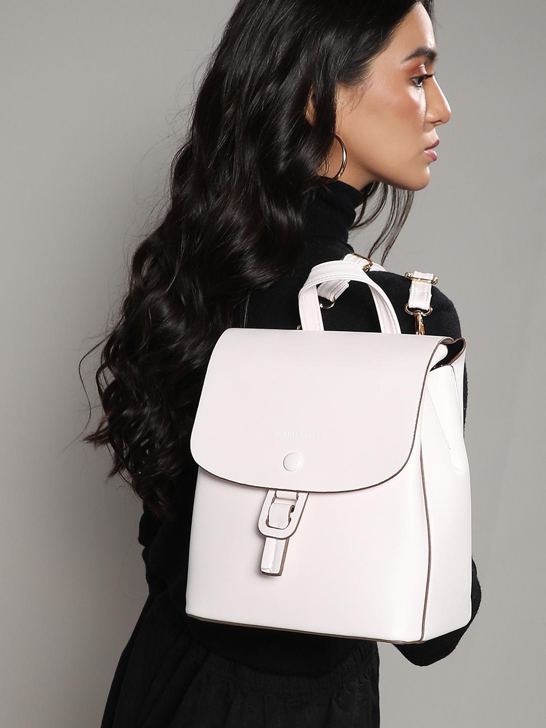 Women's White Backpack