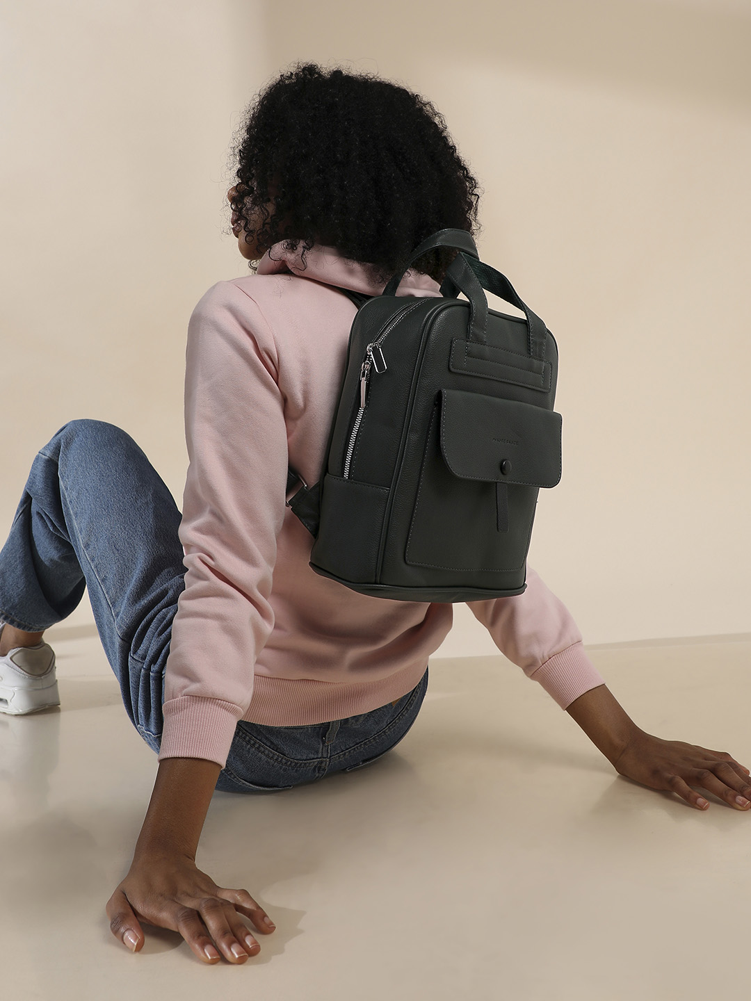 Women's Green Backpack