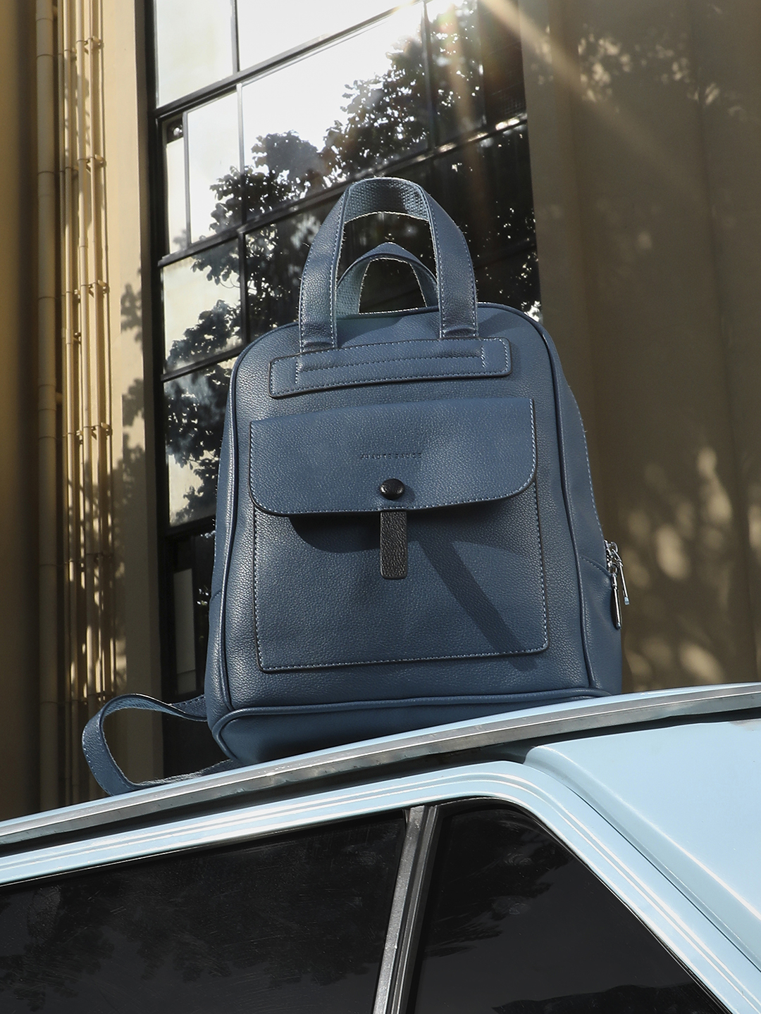 Women's Navy Blue Backpack
