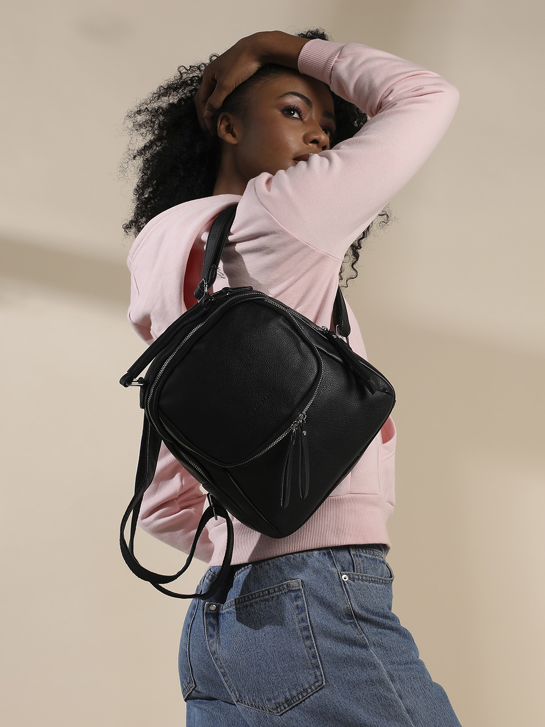 Women's Black Backpack