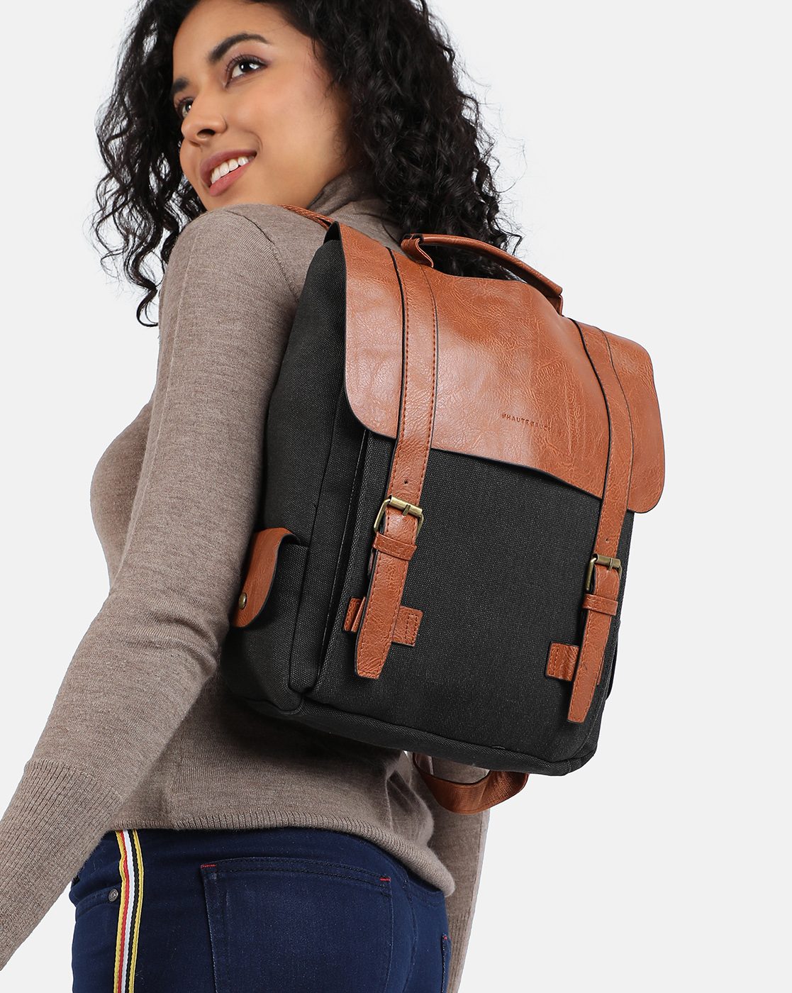 Women's Black Backpack
